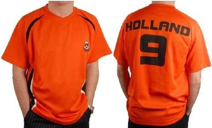 voetbalshirt badge nederland