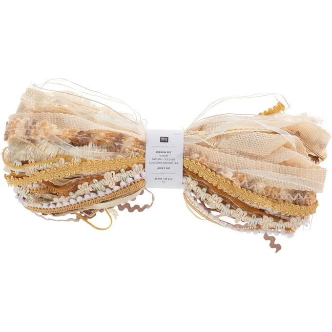 Rico Design Linten set "Lucky dip", Natuur