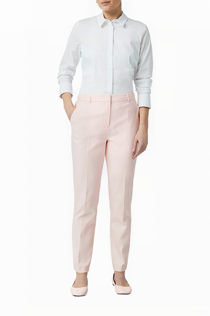 Comma  Pants Light-pink Taglia: 38 | Pantaloni da completo Outlet | Donna