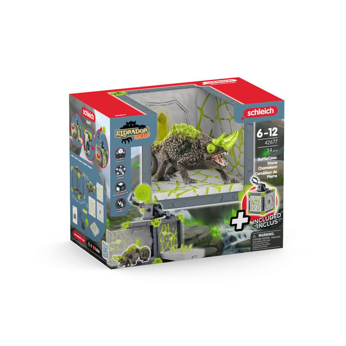 schleich ELDRADOR CREATURES BattleCave Steen Kameleon - 42677