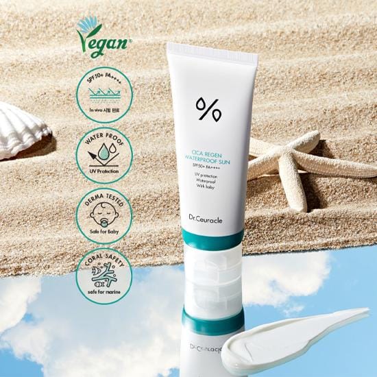 [Promotie] Dr.Ceuracle - Cica Regen Waterproof Sun SPF50+ PA++++ - 100ml