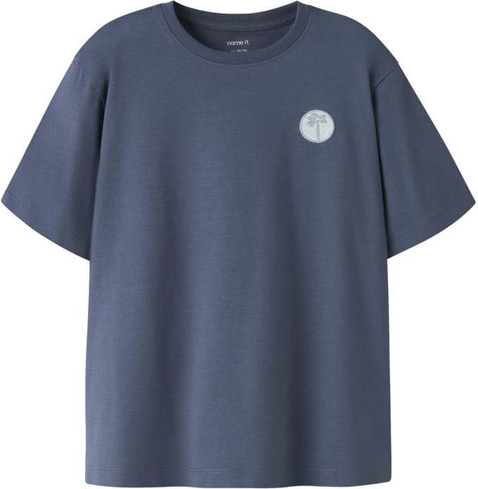 NAME IT - NKMVIMPEL SS NREG TOP - Jongens - T-shirts - blauw - maat 122/128