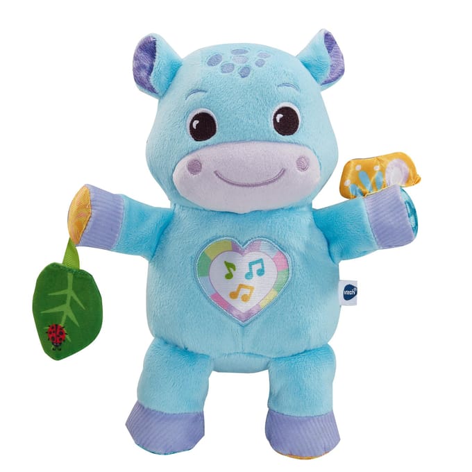 VTech Baby Knuffelnijlpaardje - Interactieve Knuffel - Vanaf 3 Maanden