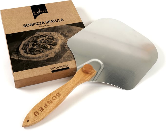 BonFeu BonPizza Pizzaschep RVS - Houten handvat - Voor pizzaoven