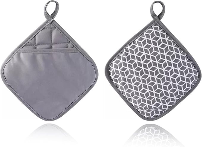 Solidchoice - Katoenen Potholder Warmtebestendig en Wasbaar