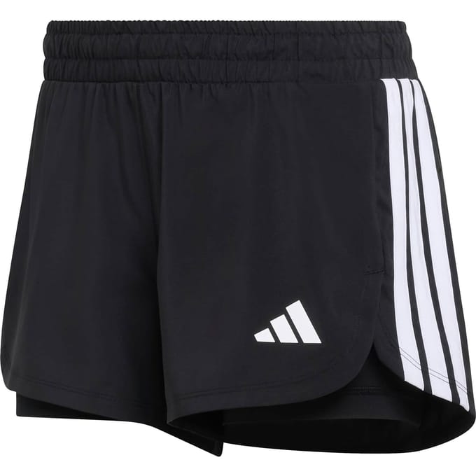 Adidas Performance Pacer Woven 2In1 Workoutshort - Dames - Zwart