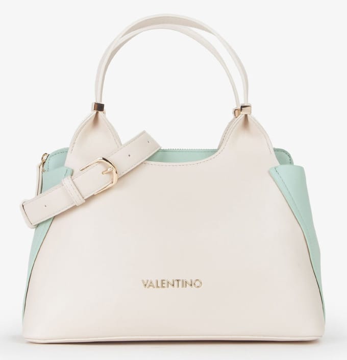 VALENTINO shopper schoudertas Sharon Re Shopper Verde Acq / Ecru beige