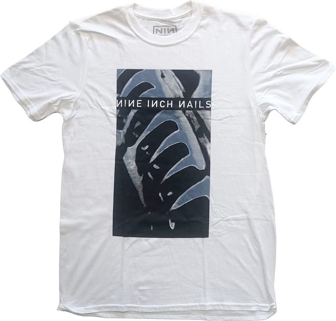 Nine Inch Nails - Pretty Hate Machine Heren T-shirt - S - Wit