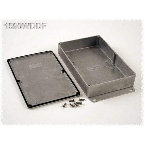 Hammond Electronics 1590WDDF Universele behuizing 187.5 x 119.5 x 37 Aluminium Natuur 1 stuk(s)