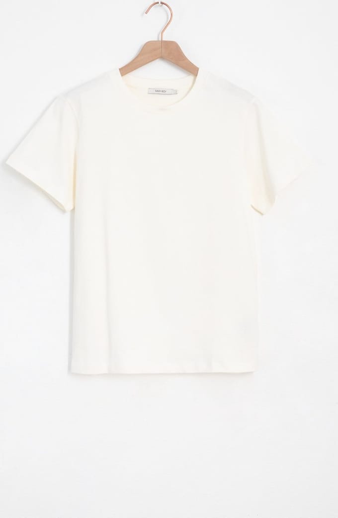 Sissy-Boy - Wit basic katoenen t-shirt