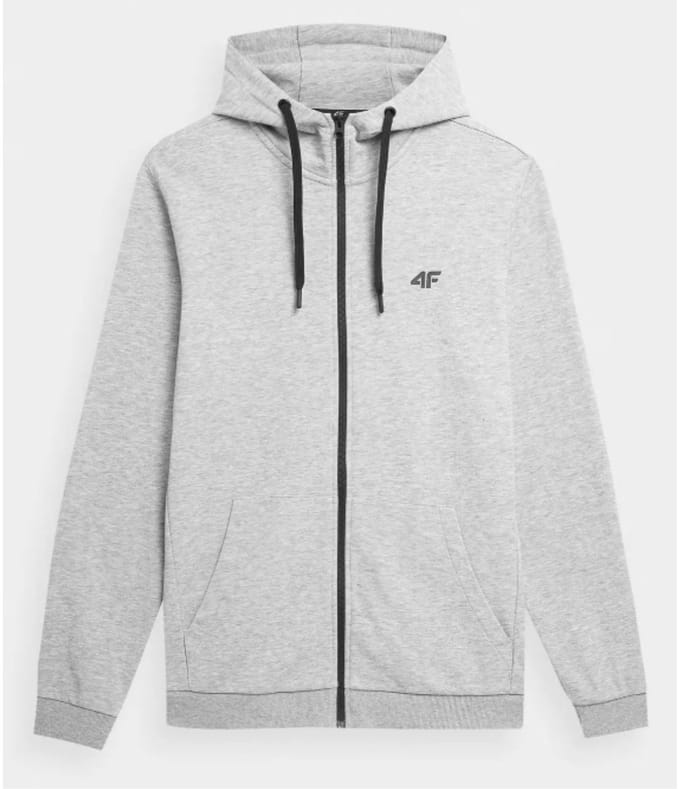 4F M1466 Regular Fit Heren Sweatshirt XXL Grijs - Stijlvol & Comfortabel