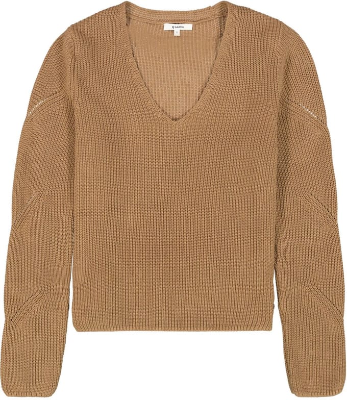 GARCIA Dames Trui Bruin - Maat L