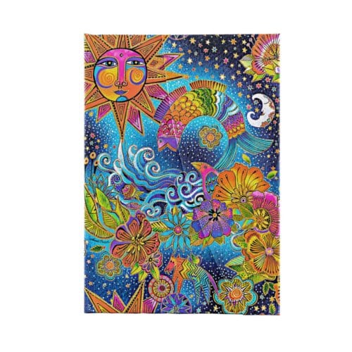 Paperblanks cahier, celestial magic, hardcover, formaat midi 12,5 x 18 cm, blanco