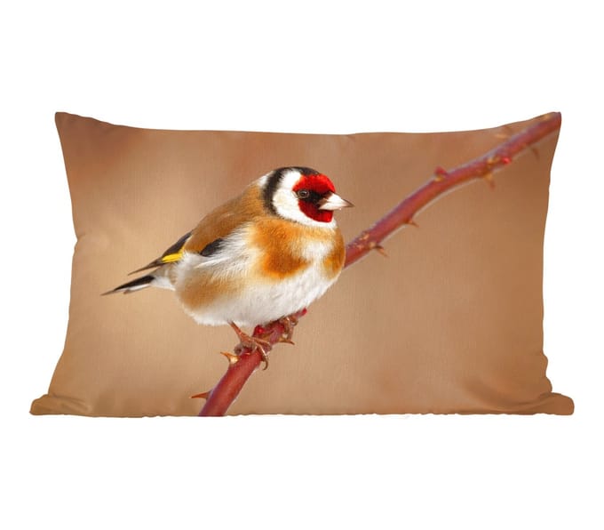 Sierkussens - Kussentjes Woonkamer - 60x40 cm - Putter - Vogel - Dieren