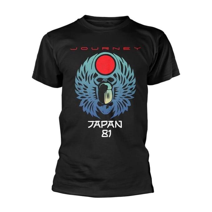 Journey T-shirt - Japan 81 - M - voor Mannen - zwart