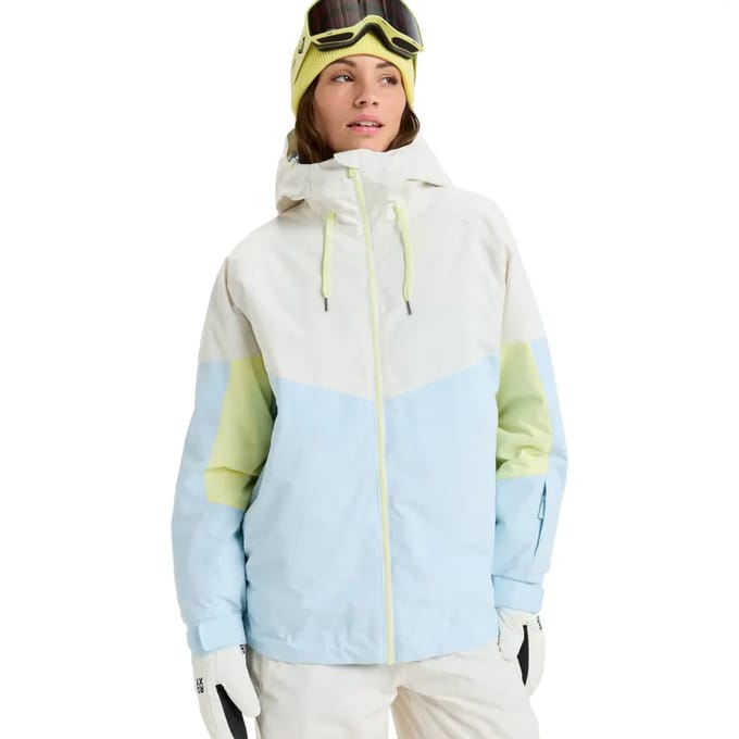 Roxy Cross Contour Jas Beige,Blauw M Vrouw