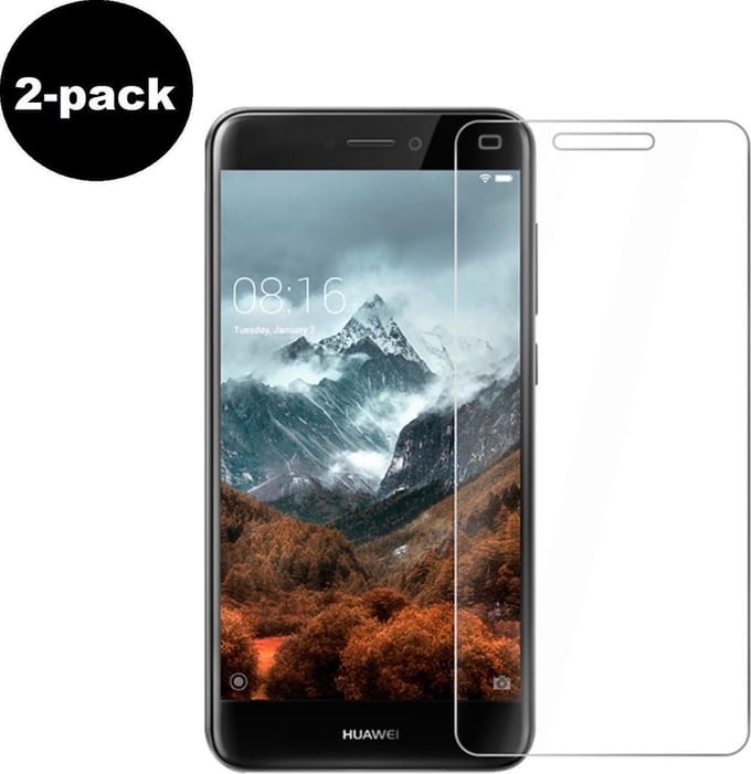 Screenprotector - 2 Stuks - Geschikt voor Huawei P8 Lite - Extra Sterk - Beschermglas - Gehard Glas - Tempered Glass - Screen Protector