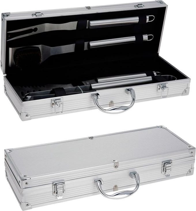 Koffer voor Barbecue-Accessoires (4 stuks)