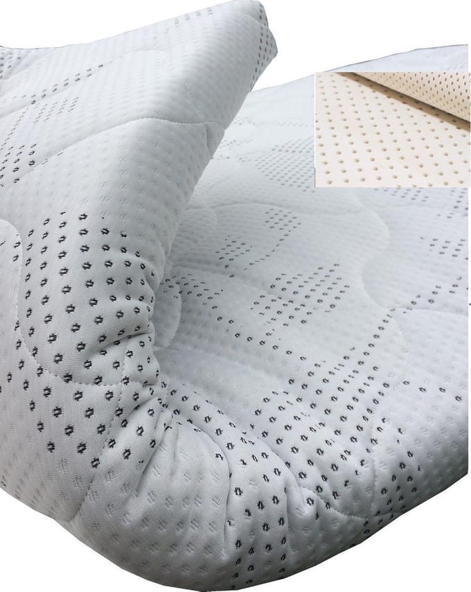 Slaaploods.nl Topdekmatras - Latex Deluxe - 90x200 cm - Dikte 6 cm