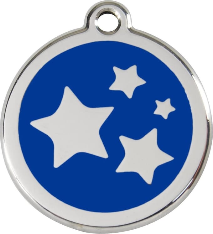 Red Dingo Penning 30 mm sterren donkerblauw