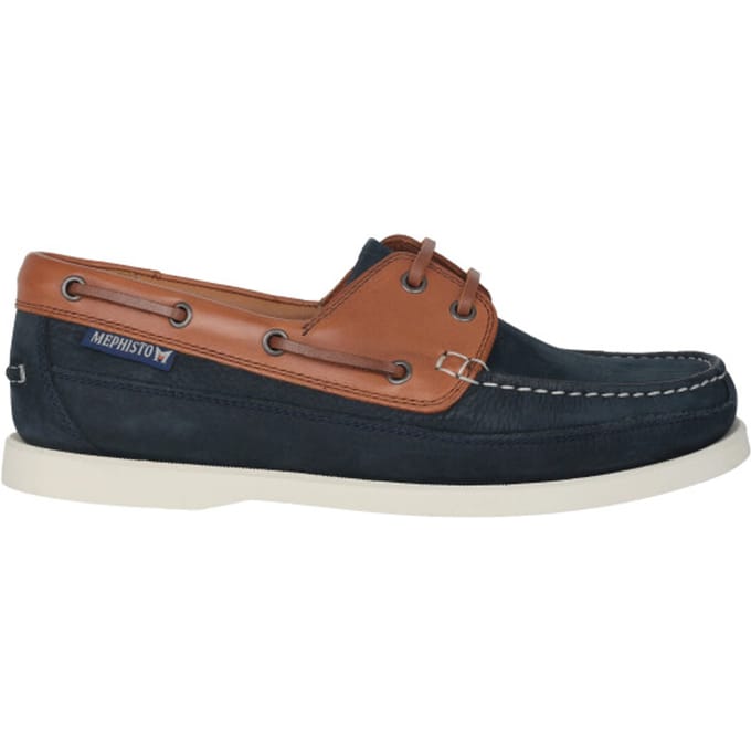 Mephisto Boating - heren veterschoen - Blauw - maat 41 (EU) 7.5 (UK)