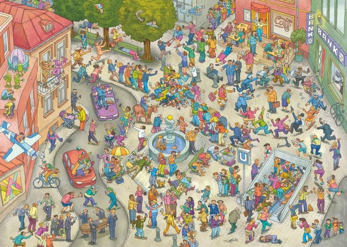Heye Puzzel Puzz Mobile Zombies 1000 3hkg..