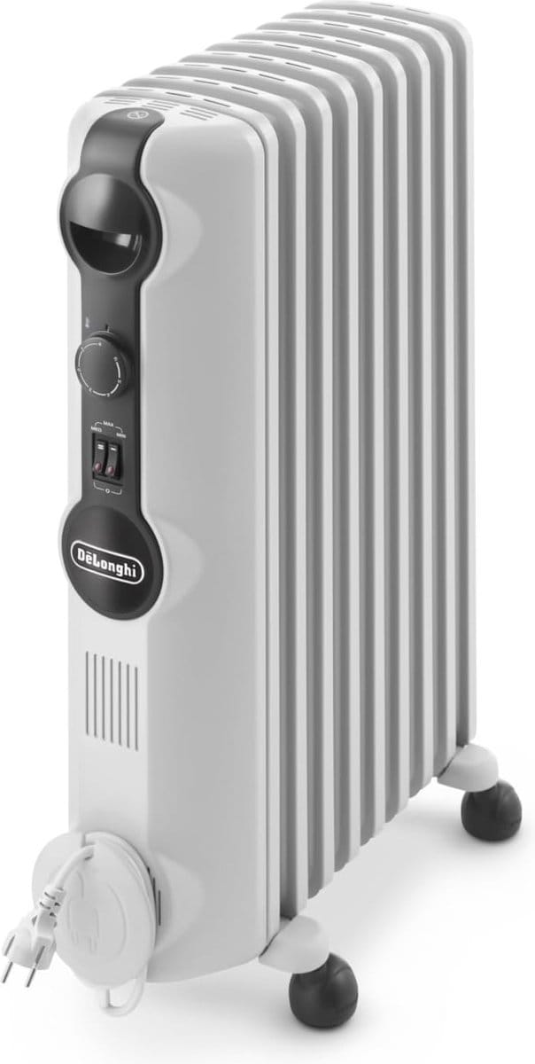 Oliegevulde Radiator voor Ruimtes tot 60m³ - 2000W, 3 Verwarmingsniveaus