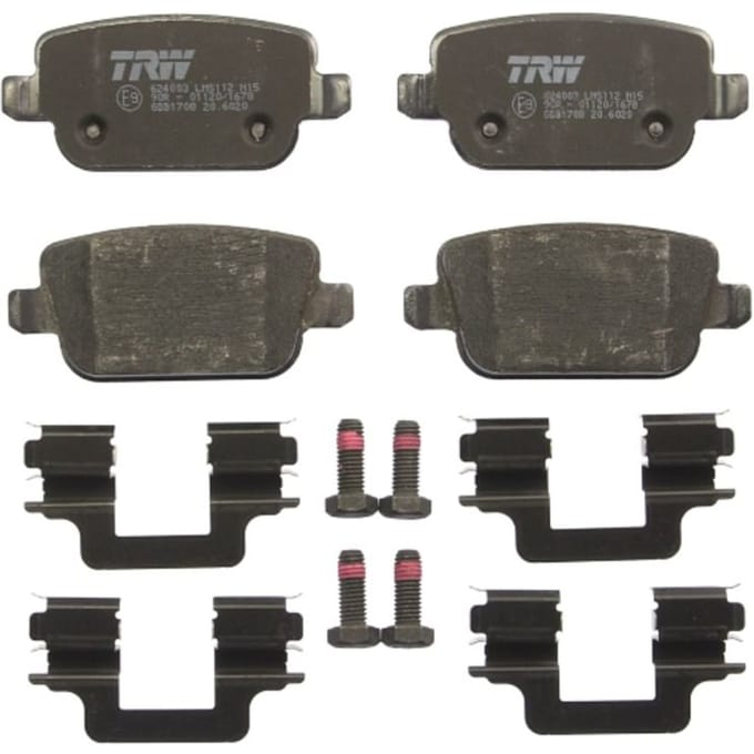 Remblokset TRW GDB1708, achter