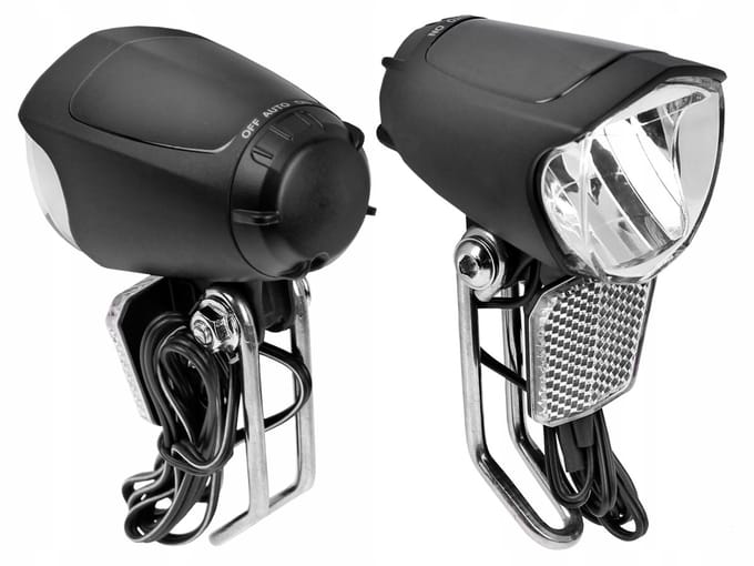 2K - Fietsverlichting - Voorlicht - Dynamo LED - 70 Lux