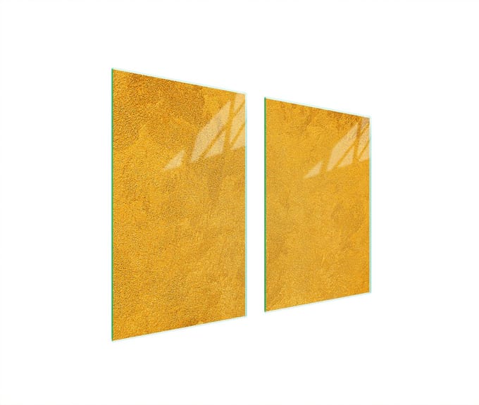 TMK ArtDeko Serie - Glazen Beschermplaat - 65x52 cm - Veilig - Modern Design