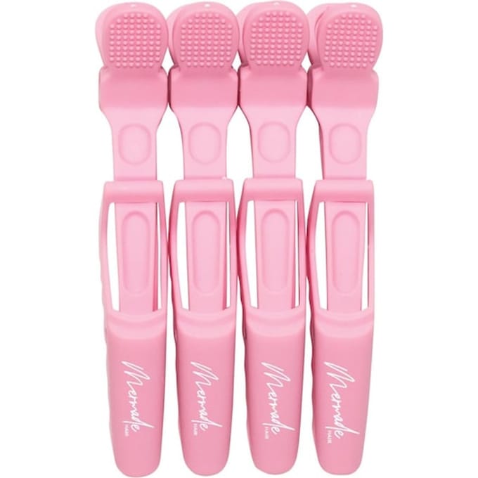 Mermade Hair Grip Clips Pink 4 st