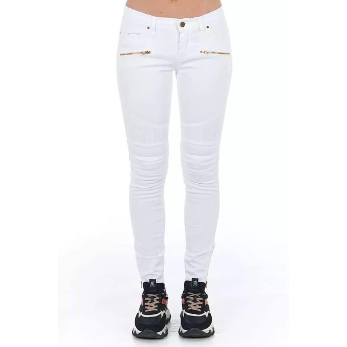 Skinny Jeans met Ritsdetails