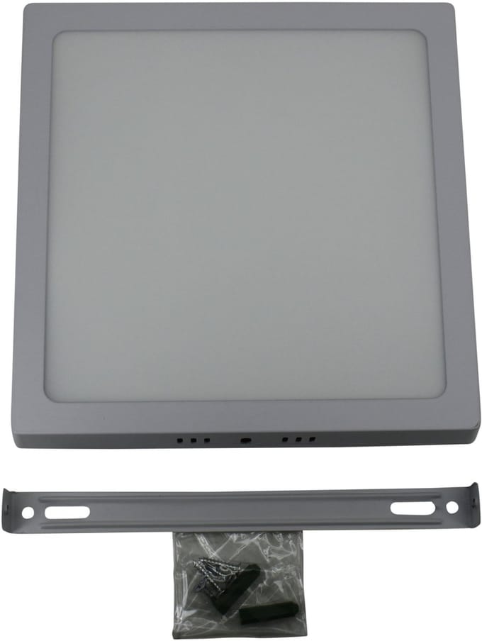 Hofftech Plafonnière - LED - Vierkant 22 x 22 cm - 18W / 1200 Lumen -Wit