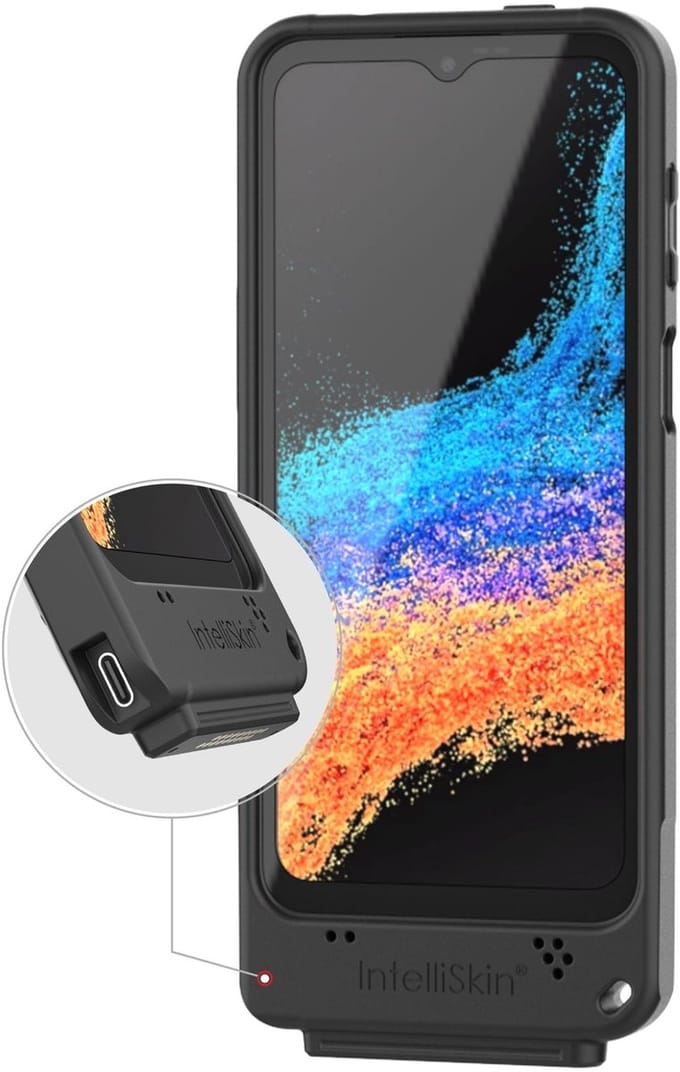 RAM Mount IntelliSkin® for Samsung XCover7 Pro & 6 Pro with External USB-C Port