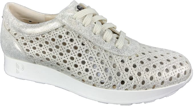 Pitillos 11.101 dames veterschoen platinum voor steunzolen | Bonne Shoe