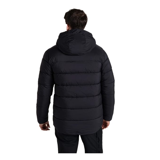 Craghoppers Heren Gevoerde Winterjas (Zwart)