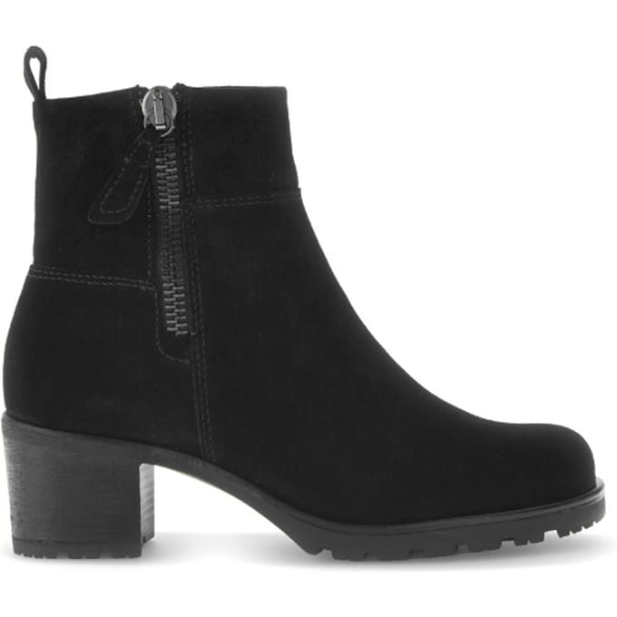 Gabor Gabor Enkellaarsjes zwart Suede