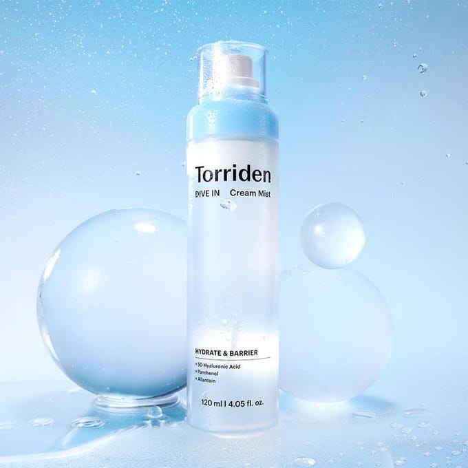 [Torriden] DIVE-IN Laag Moleculair Hyaluronzuur Crème Mist 120ml white