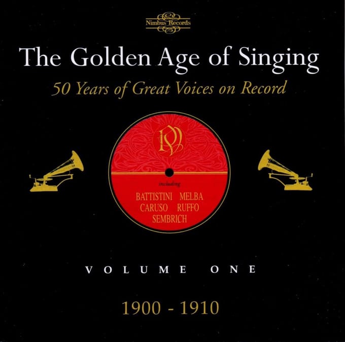Various Artists - The Golden Age Of Singing: Volume One, 1900 - 1910 (2 CD) (Remastered)