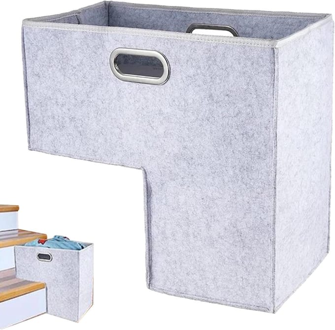 Trapmand Opberger - Mand Organizer - Ruimte Benutten - Opvouwbaar Ontwerp - 23 Breed - Grijs