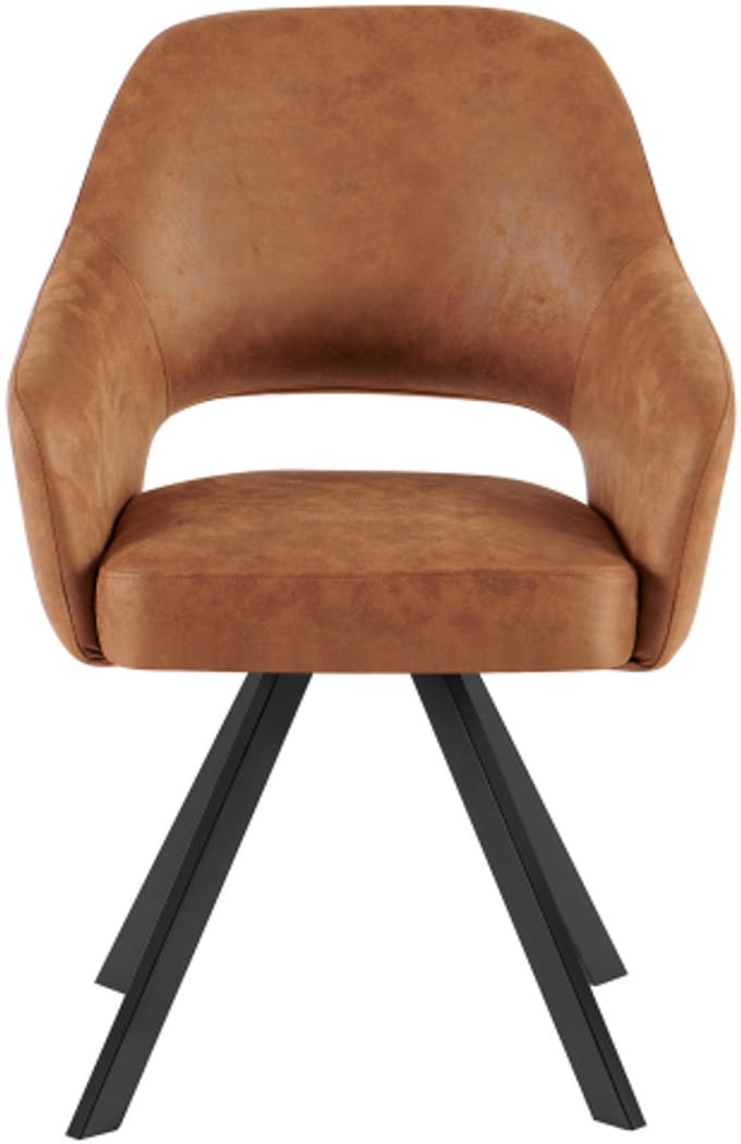 Eetkamerstoel Emilie CEP 01 Cognac - eetkamerstoelen set van 2