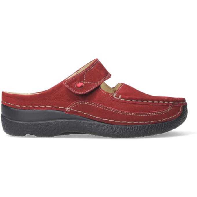 Wolky Dames Klompen 06227 Roll Slipper Rood