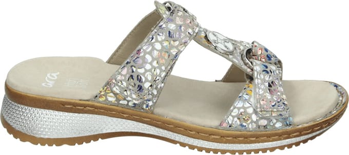 Ara - 1229003 HAWAII 2.0 - Dames slippers - Kleur: Grijs - Maat: 41