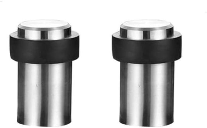 Deurstops - Deurhouders - Deuren Beveiligen - Roestvrij Staal - 60 mm - Geborsteld