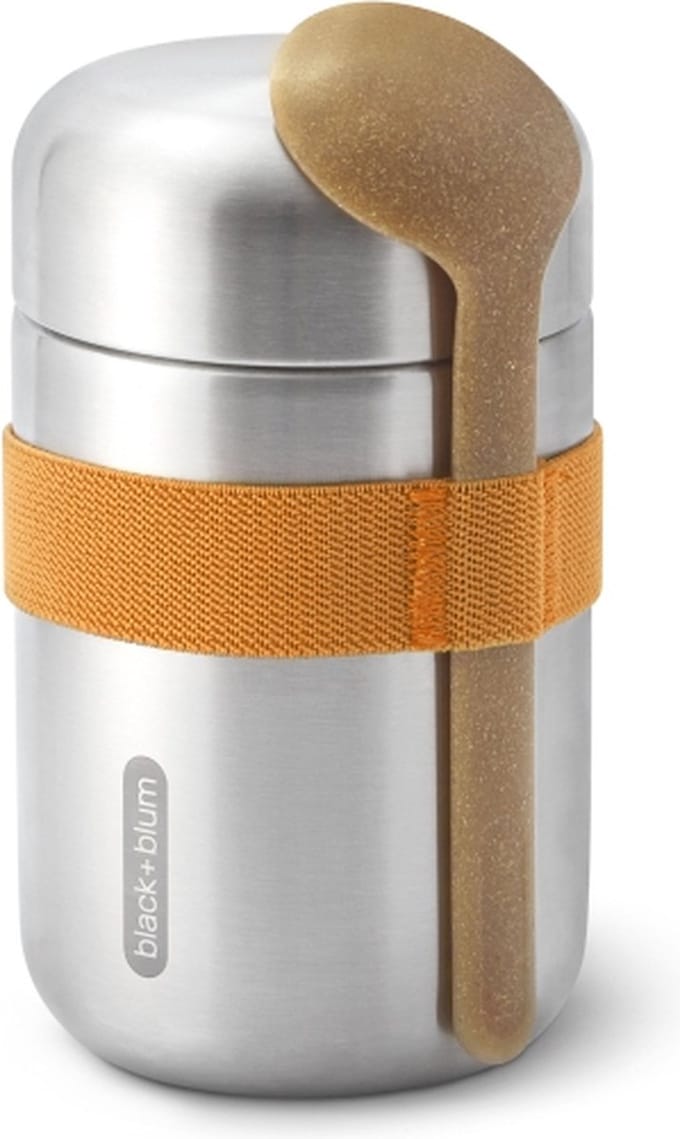 Black+Blum Food Flask - Thermo voedselcontainer - 0.4Ltr - Oranje