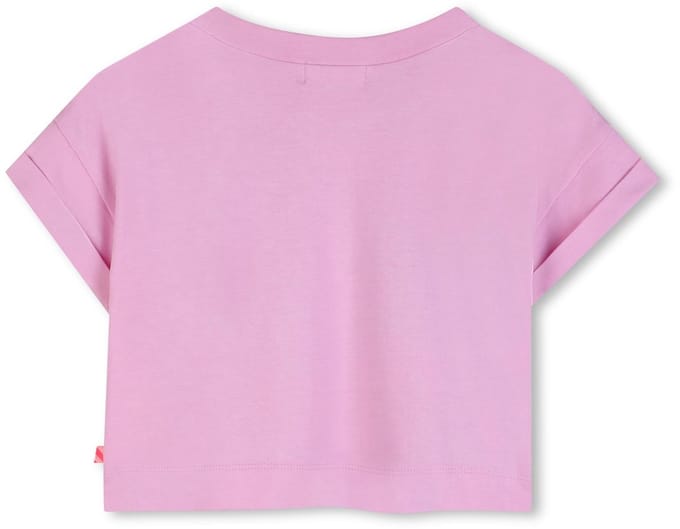 Meisjes t-shirt roze 'Smile Island' 116