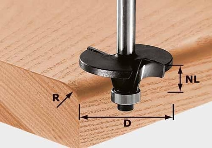 Festool HW S8 D42/R6 Profielfrees radius HW 491131