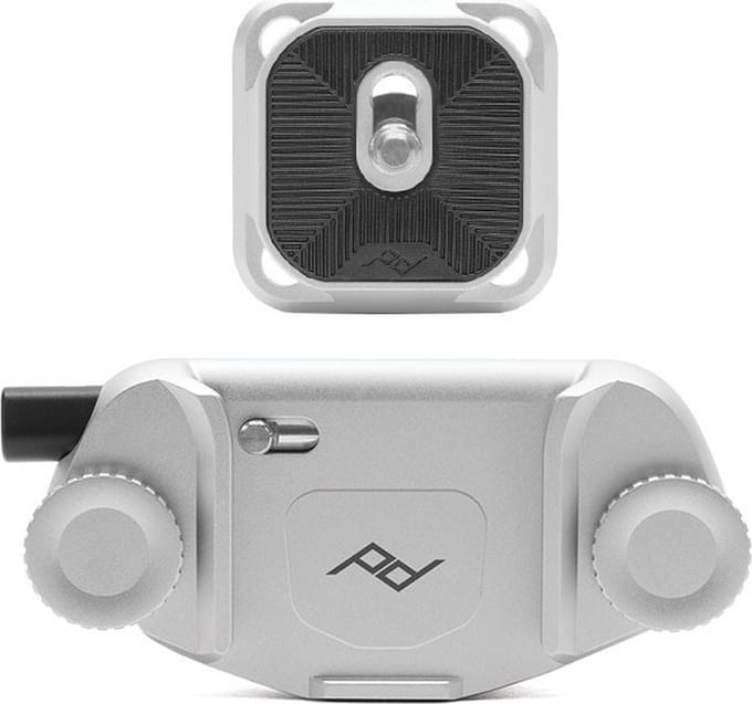 Peak Design Capture Camera Clip (v3) with Standard plate - Silver