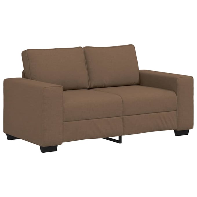 vidaXL - 2-zitsbank - bruin - 160x77x82 - cm - stof