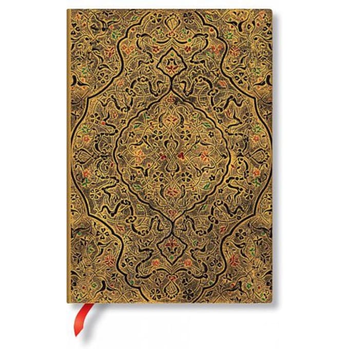 Paperblanks flexis cahier, zahra midi, formaat 13 x 18 cm., gelinieerd
